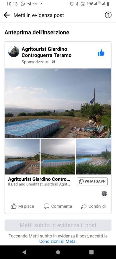 Bed&Breakfast Giardino Agritourist Controguerra 外观 照片